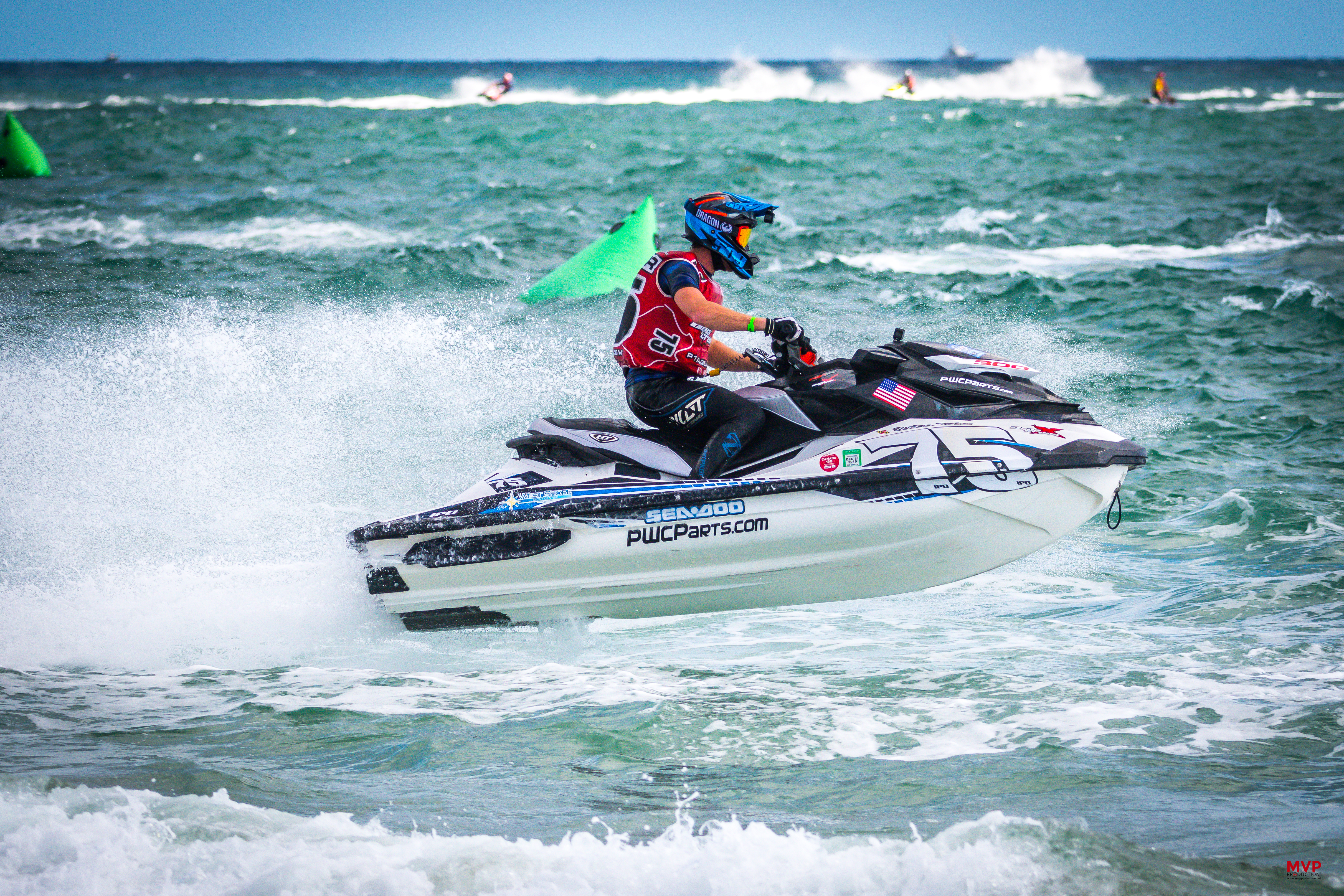 Professional watercraft racer